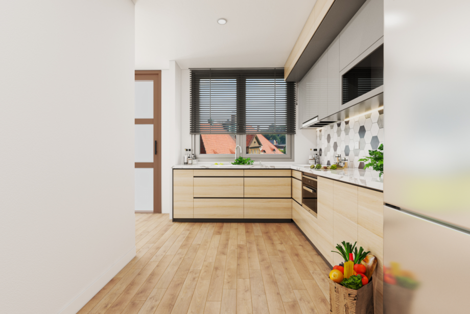 Visualisierung K�che Reihenmittelhaus Langenfeld (Rheinland)