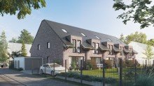 Au�enansicht G�rten KfW-40 Effizienzhaus - Stilvoll bis ins Detail.