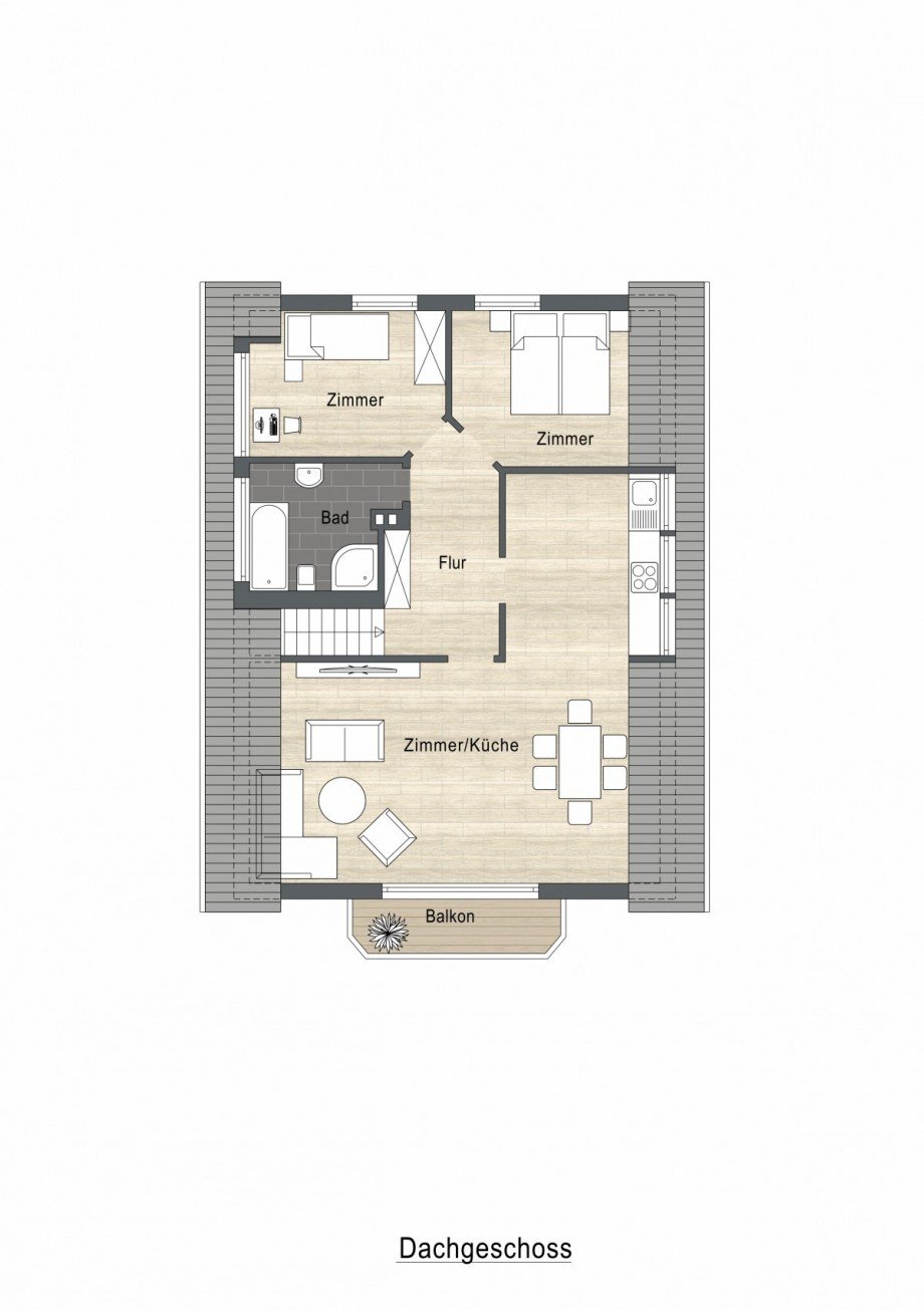 Dachgeschoss Mehrfamilienhaus Langenfeld