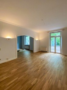 Wohnzimmer Charmante 3-Zimmer Wohnung am Schlosspark