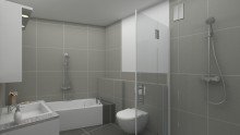 Visualisierung Bad Ihr neues Zuhause? Erstbezug mit zentraler Lage.