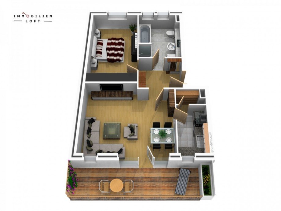 Grundriss Etagenwohnung D�sseldorf