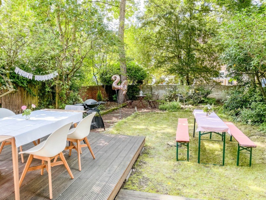 Garten (Sommer) Souterrainwohnung D�sseldorf