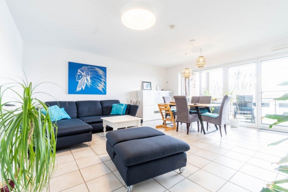 Wohnzimmer (aktuell) Erdgeschosswohnung Monheim am Rhein