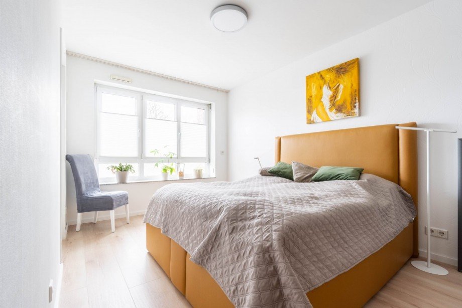 Schlafzimmer (aktuell) Erdgeschosswohnung Monheim am Rhein