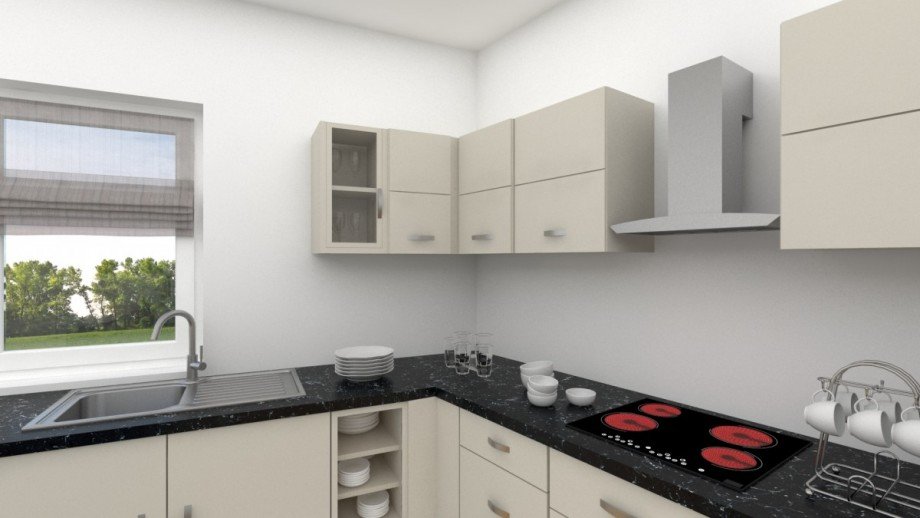 Visualisierung K�che Etagenwohnung Langenfeld (Rheinland)