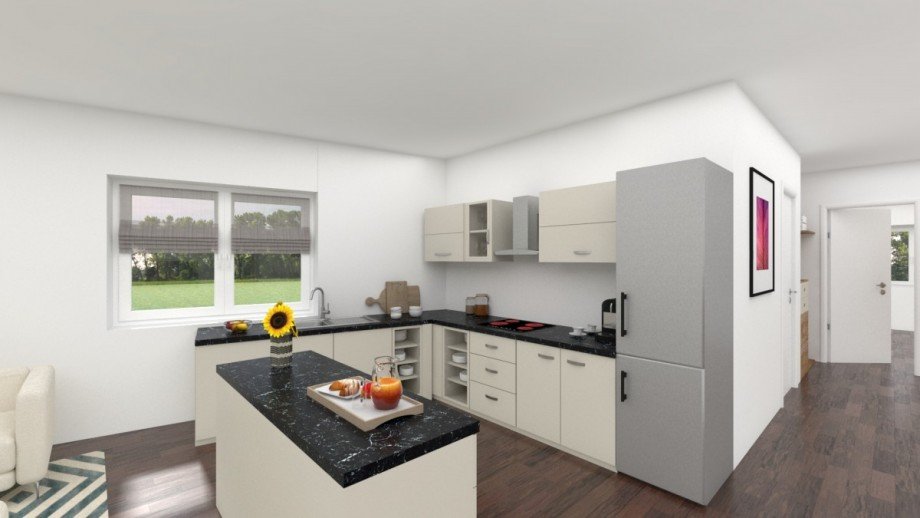 Visualisierung K�che Erdgeschosswohnung Langenfeld (Rheinland)