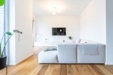 Wohnzimmer Tr�umen Sie sich schon mal rein - Moderne 3-Zimmer-Wohnung in Langenfeld.