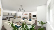 Visualisierung Wohnzimmer Kompromisse nicht notwendig.