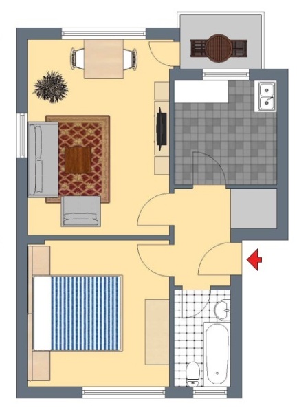 Grundriss Etagenwohnung D�sseldorf