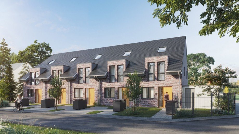 Au�enansicht Hauseinang Reihenmittelhaus Langenfeld (Rheinland)