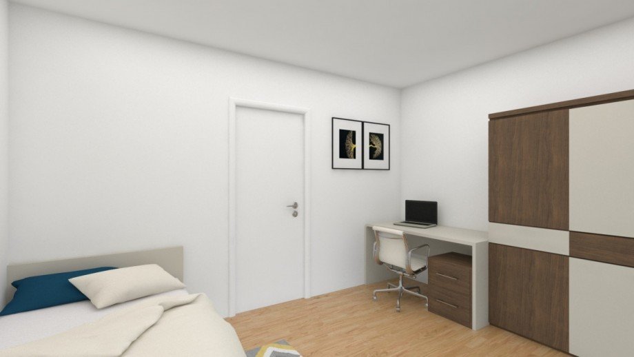 Visualisierung Kinderzimmer Etagenwohnung Langenfeld (Rheinland)