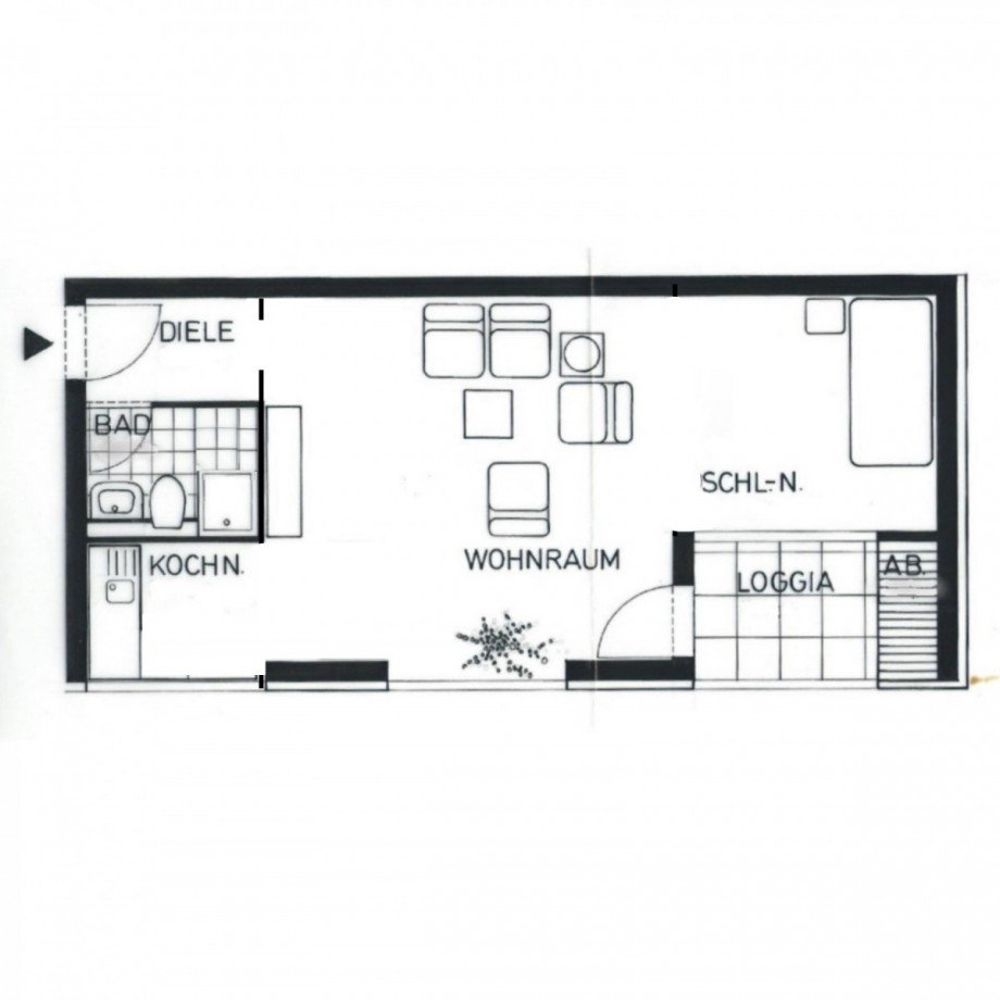 Grundriss Etagenwohnung Monheim am Rhein