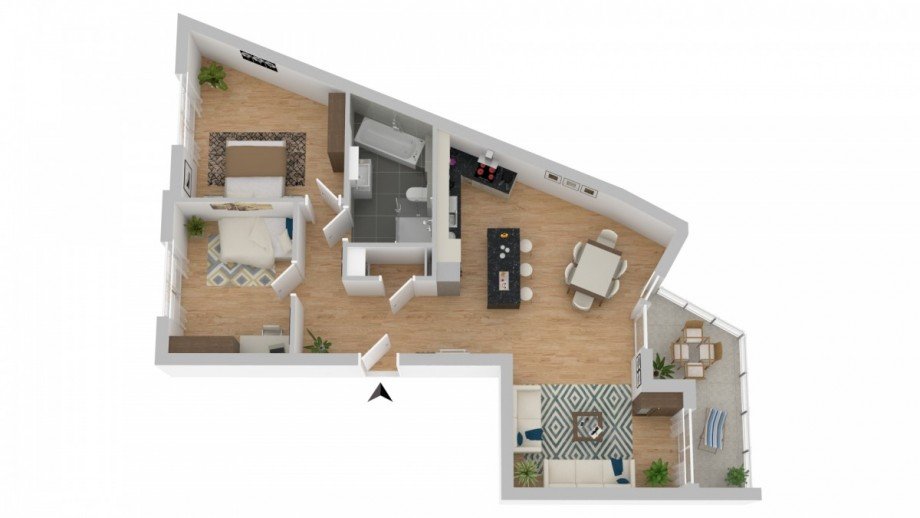 Grundriss Etagenwohnung Langenfeld (Rheinland)