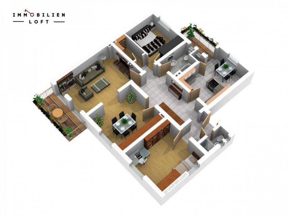 Grundriss Wohnung D�sseldorf