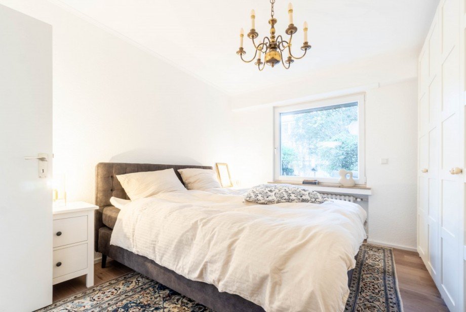 Schlafzimmer Souterrainwohnung D�sseldorf