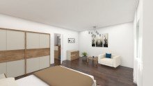 Visualisierung Schlafzimmer Kompromisse nicht notwendig.