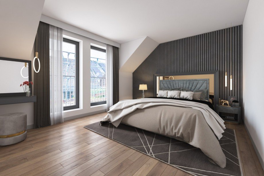 Visualisierung Hauptschlafzimmer Reihenmittelhaus Langenfeld (Rheinland)